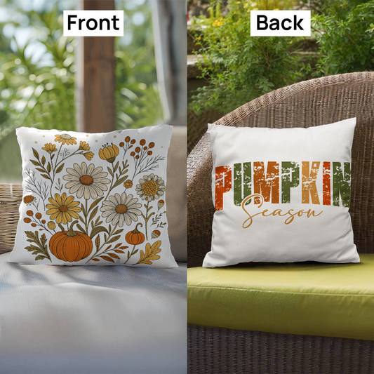 Pumpkin Season Decorative Indoor/Outdoor Pillow