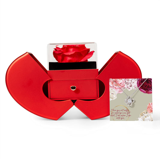 Eternal Bloom Love Necklace Gift Box - Dear Heart Gifts