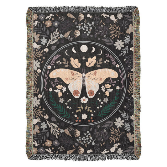 Bohemian Butterfly - Woven Blanket - Dear Heart Gifts